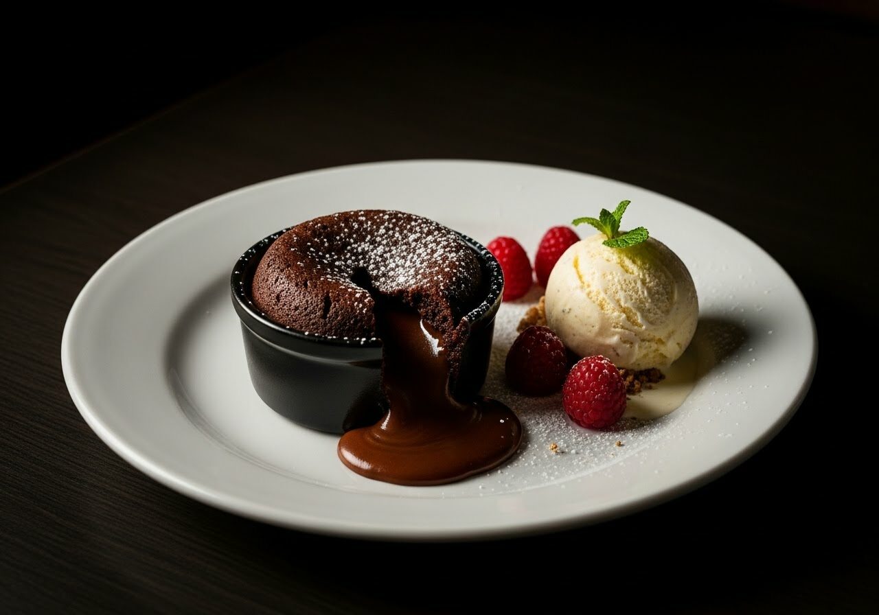 Chocolate lava cake